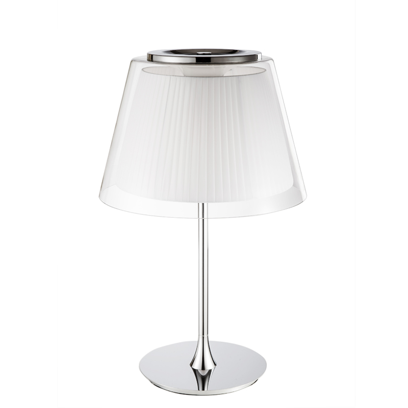 China supplier new simple modern design bedroom white glass table lamp for home led desk light
