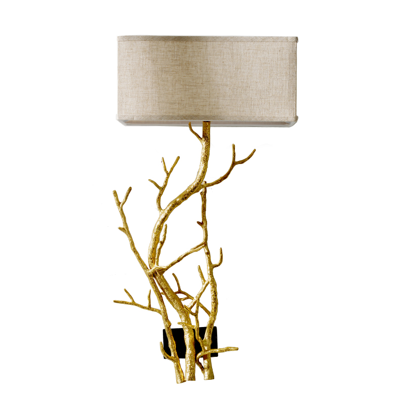 Unique Solid Copper Tree Branch Wall Sconce Lamp 2019 Hot Sell Products Wall Mounted Lamp from Art-Dynasty