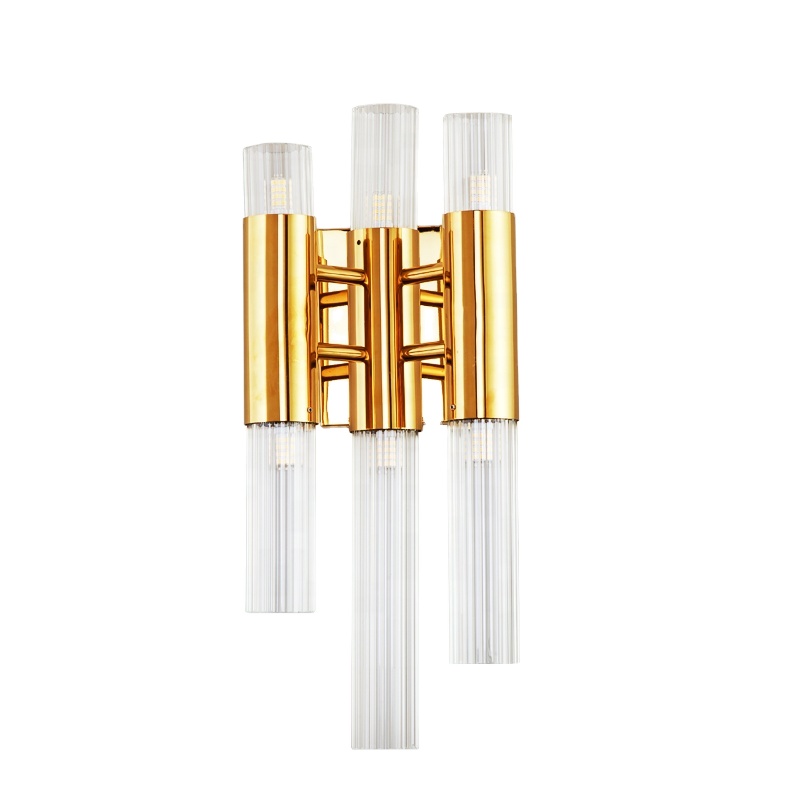 Contemporary Glass Led  Wall Sconce Light with 6 Lights Custom Sconce for the Wall Posrmodern Wall Lamps