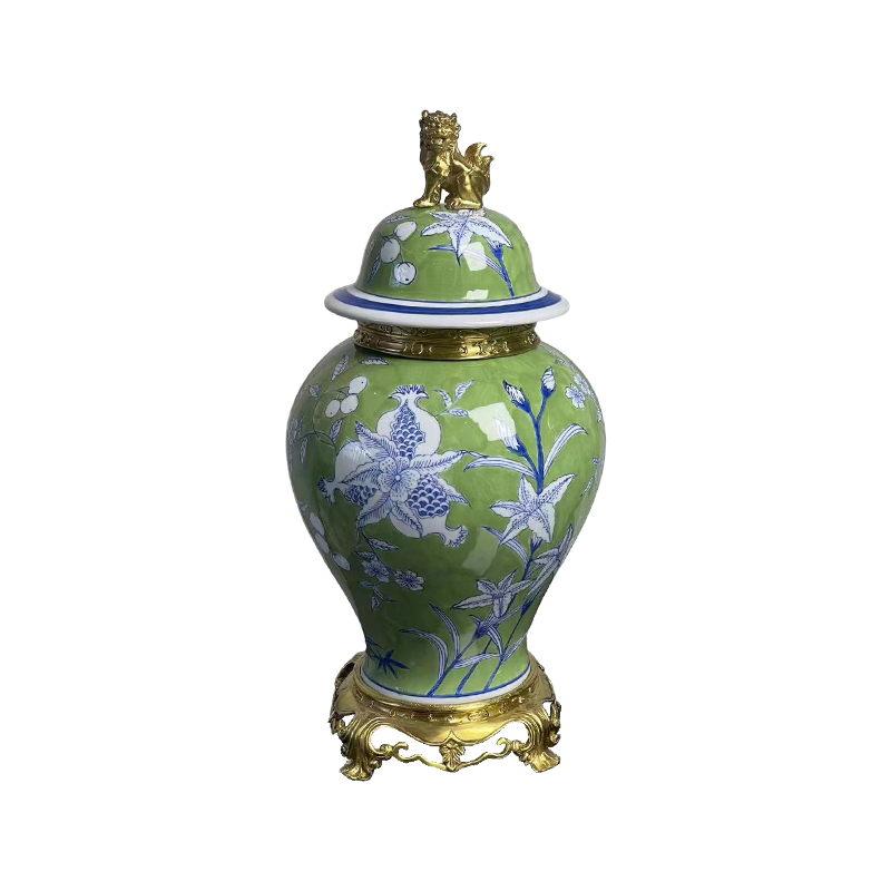 Newly Designed Luxury Home Porcelain Vase Ginger Jar for Home Indoor Tabletop Accessories Ornaments