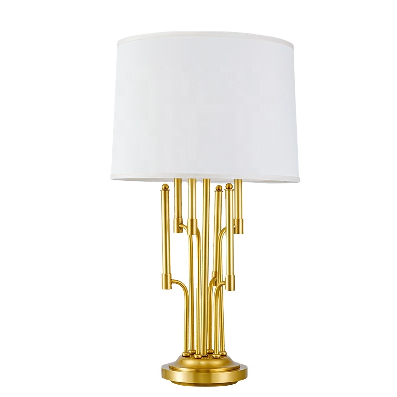 Contemporary Lovely Table lamps Bronze Sparkle Desk Lamp Unique Craft by Hand Modern Luxury Reading Lamp with 1-Led Lights