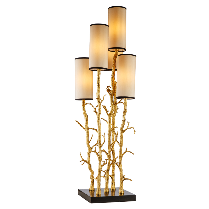 China supplier excellent home lights antique branch design hotel villa popular led lighting for living room decor table lamp