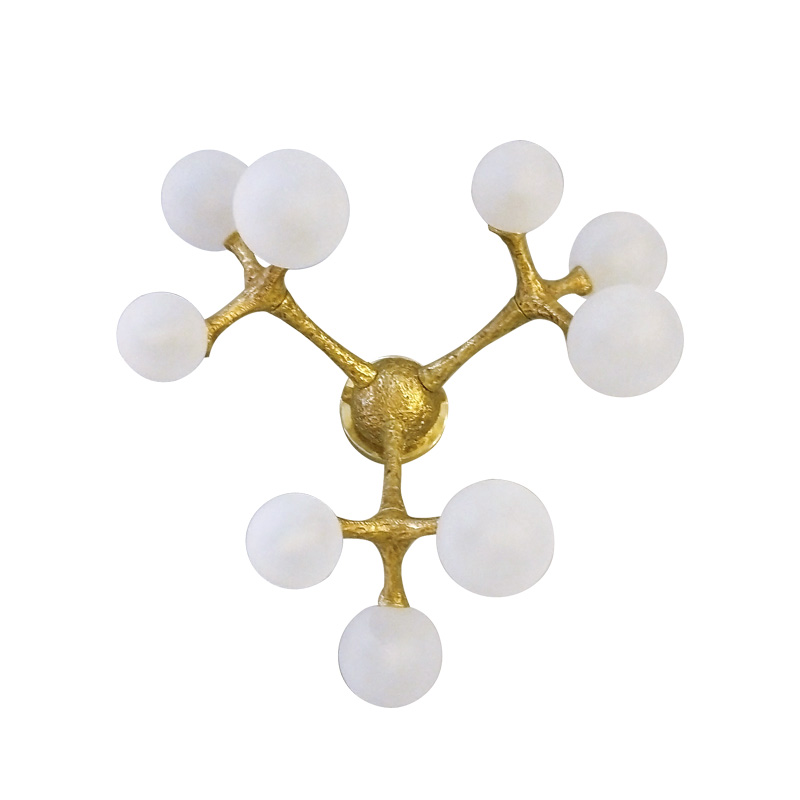 Wholesaler OEM ODM lighting fixtures  modern indoor wall sconces globe indoor wall lamp hot sale