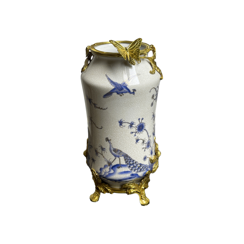 Creative luxury high-end decoration vase living room luxury coffee home ceramic decoration