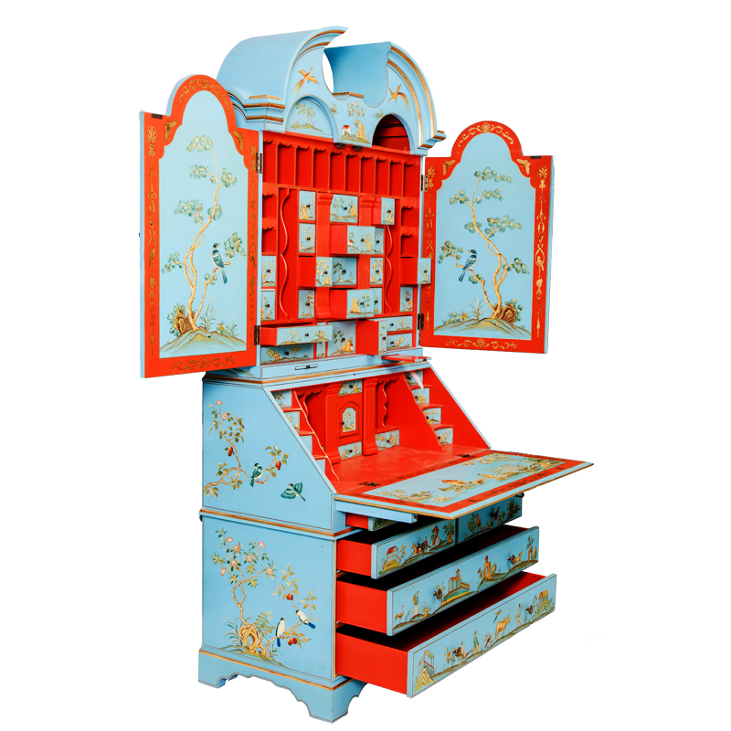 Wood furniture from direct factory french new design colorful painted wooden file cabinets hot sale locker secretary cabinet